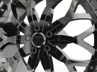 ASANTI AF821 WHEEL 3D MODEL 3D model