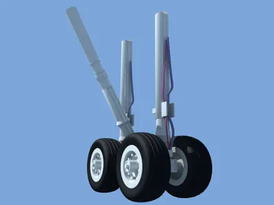 Landing Gear 3 3D model