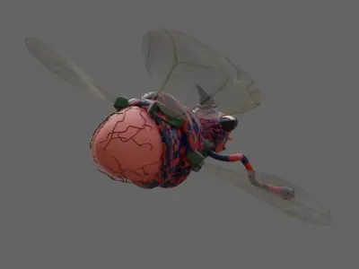 Alien Egg Maker Wasp 3D model