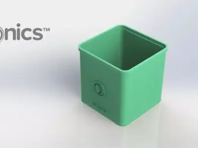 Square Pot - 3Dponics Cube System Free 3D print model