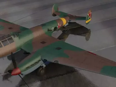 Petlyakov Pe-2B 3D model