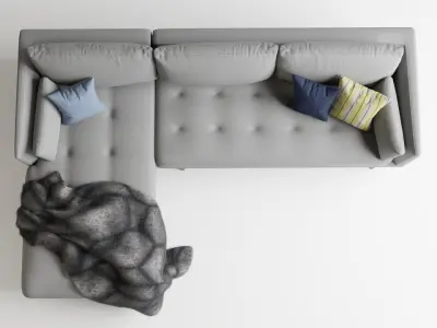 Harlow corner sofa Free 3D model