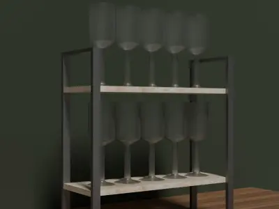 Shelf 07 Free 3D model