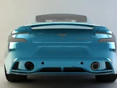 Aston Martin Vanquish Free 3D model