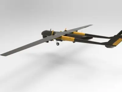 ANKA 2 UAV 3D model