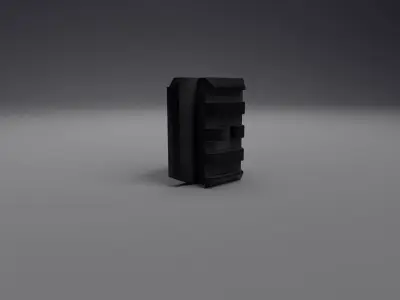 AK 1913 Rear Stock Adapter Low-poly 3D model