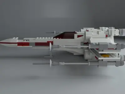 LEGO Starwars X-Wing Starfighter 3D model