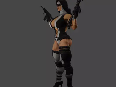 Battle Nun 3D print model