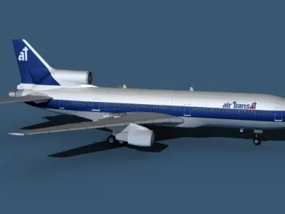 Lockheed L-1011-50 Air Transat 1 3D model