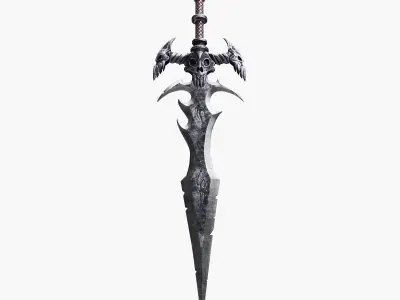Ancient Battle Sword 3D model