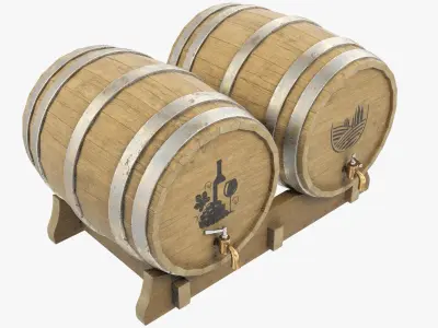 Bar Barrel V1 3D model