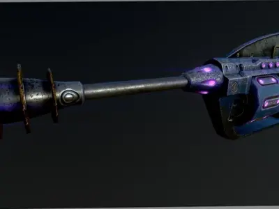 Arcus Rifle Low-poly 3D model