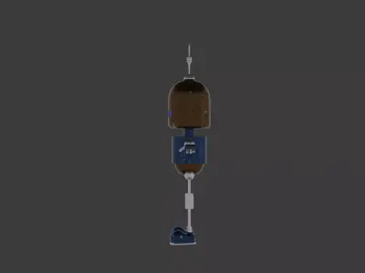 Robot - photorealistic - blender and FBX 3D model