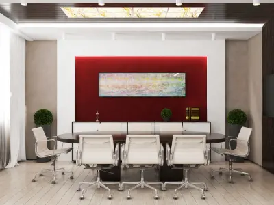 Office Interior 02 3D model