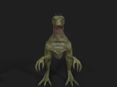 Dinosaurs Velociraptor Hybrid 3D model 3D model