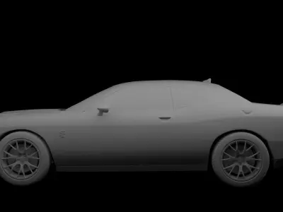 dodge challenger Free 3D model