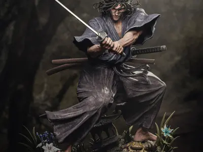 Musashi Miyamoto 3D Print 3D print model