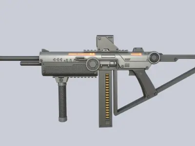 Sci fi elite rifle collection 3D Model Pack purchase