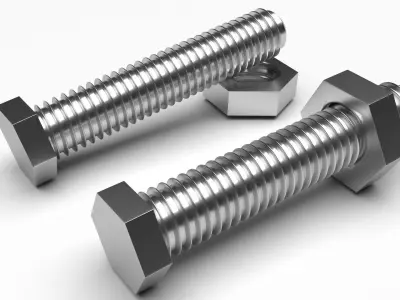 Bolts and Nuts 3D model