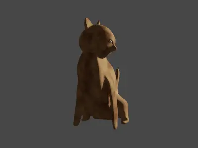 Orange Cat 3D model