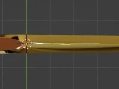 OSMANTHUS SWD 3D PRINT MODEL-FRAGANT OLIVE SWORD-made in Blender 3D model