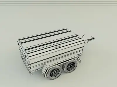 vehicle trailer 111 3D model