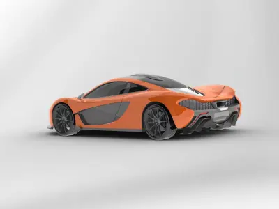 McLaren P1 Free 3D model