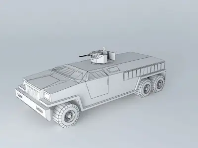 Aristo 2 armored vehicle 3D model