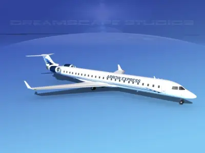 Bombardier CRJ1000 Arrow Express 3D model