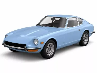 Classic Datsun 240Z Coupe 3D model