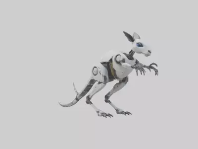Robot version of a robot kangaroo model 3D model