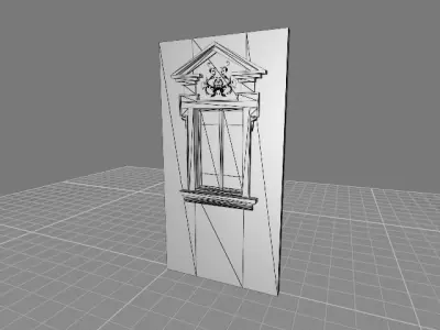 Classic 5 window 3D model
