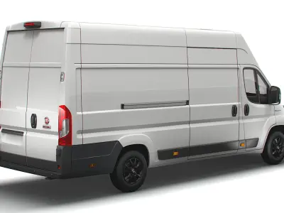 Fiat E Ducato Van L4H3 2022 3D model