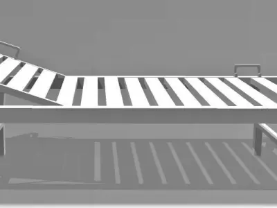 Hospital bed Free 3D print model