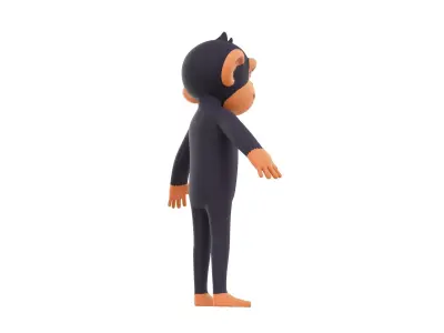Character109 Chimpanzee 3D model