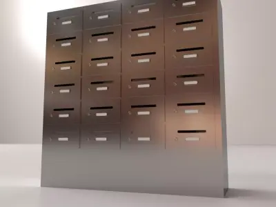 Apartment Mailbox 3D model