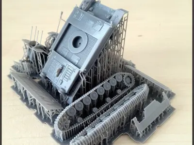 Flakpanzer IV Mobelwagen - miniatures tabletop scenery 3D print model