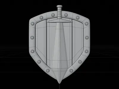 Bronze Tier 3D Illustration 3D model