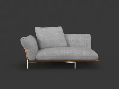 Ambroeus Sofa Single 154cm 3D model