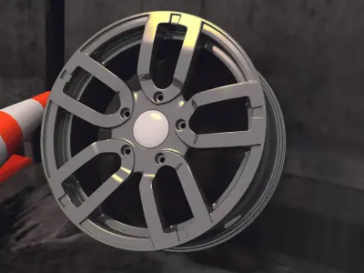 Lada Niva Urban Rim Low-poly 3D model