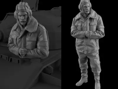 Tank Crew 3D print model