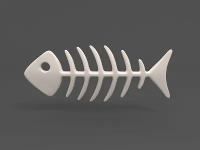 Fish Bone 3D model