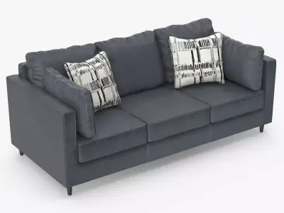 Sofa - Set Part 4 Low-poly 3D model