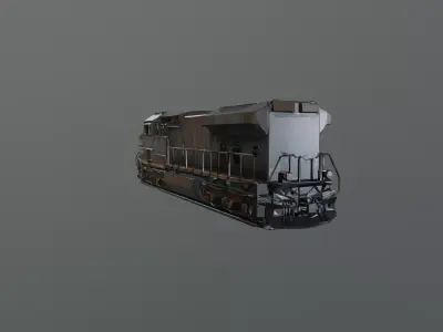train wreck 3D model