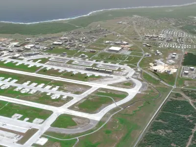 Anderson Airbase Guam 3D model