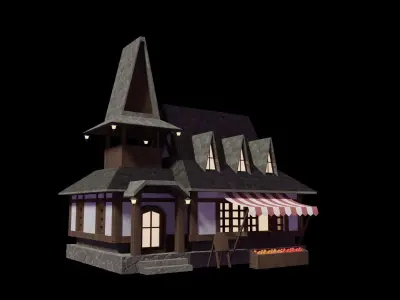 Medieval Shop 3D model