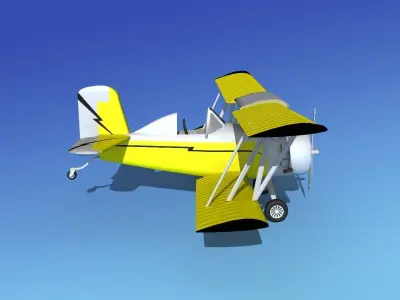 Grumman G-164 AgCat V11 Sport 3D model