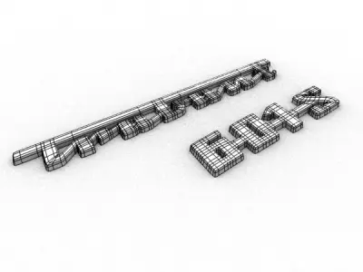 Trabant rear emblem Free 3D model