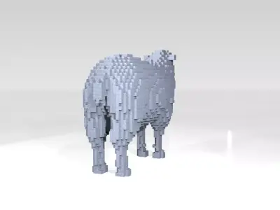 Sheep Voxel 3D model