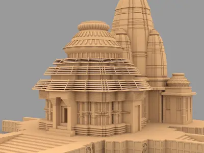 Konark Sun Temple 3D model